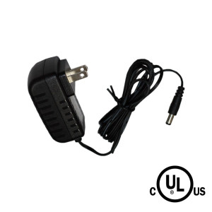 12W - 12V PLUG STYLE POWER SUPPLY - 3M (9.8’). INDOOR RATED - 120V AC INPUT - 12V DC OUTPUT - CLASS 2