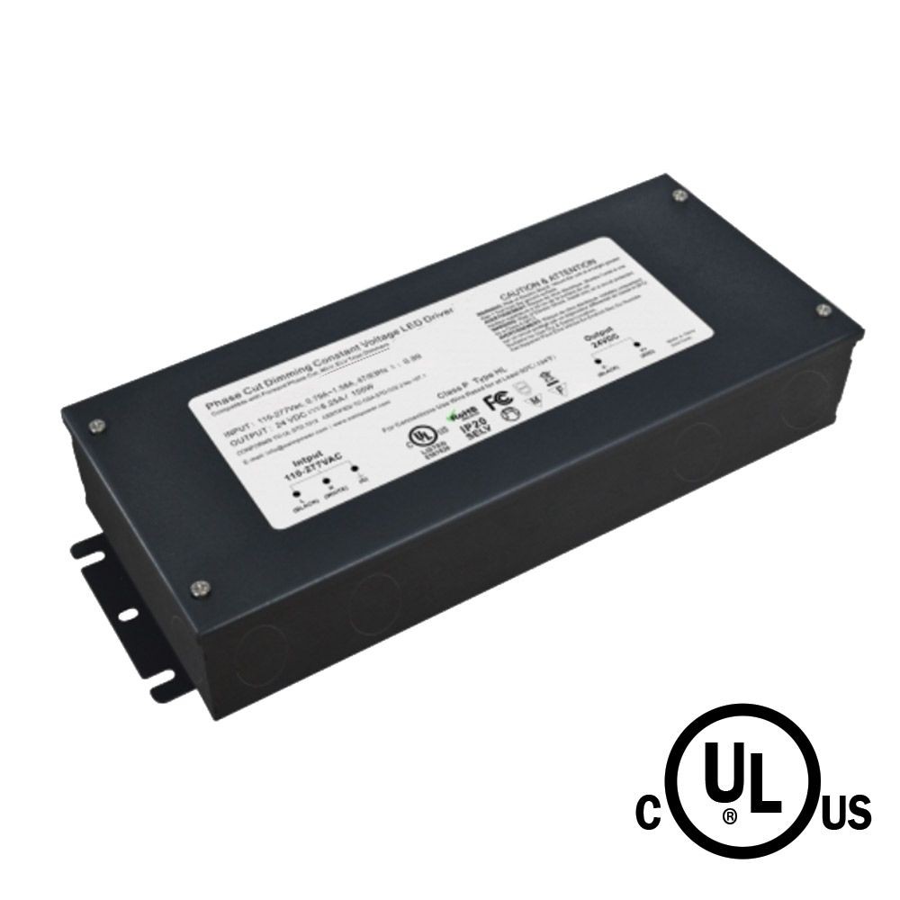 60W 12V - NON-DIMMABLE - CLASS 2 - 100 - 277V AC INPUT - 24V DC OUTPUT - WET LOCATION RATED - UL APPROVED