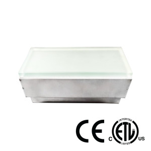 WALK ON INGROUND BRICK LIGHT - 24V DC - 2.6W - 3000K WARM WHITE