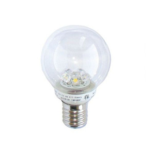 S11 LED DECORATIVE BULB - 120V AC - 1W - WARM WHITE 2700K - E12 CANDLEABRA BASE - 40M