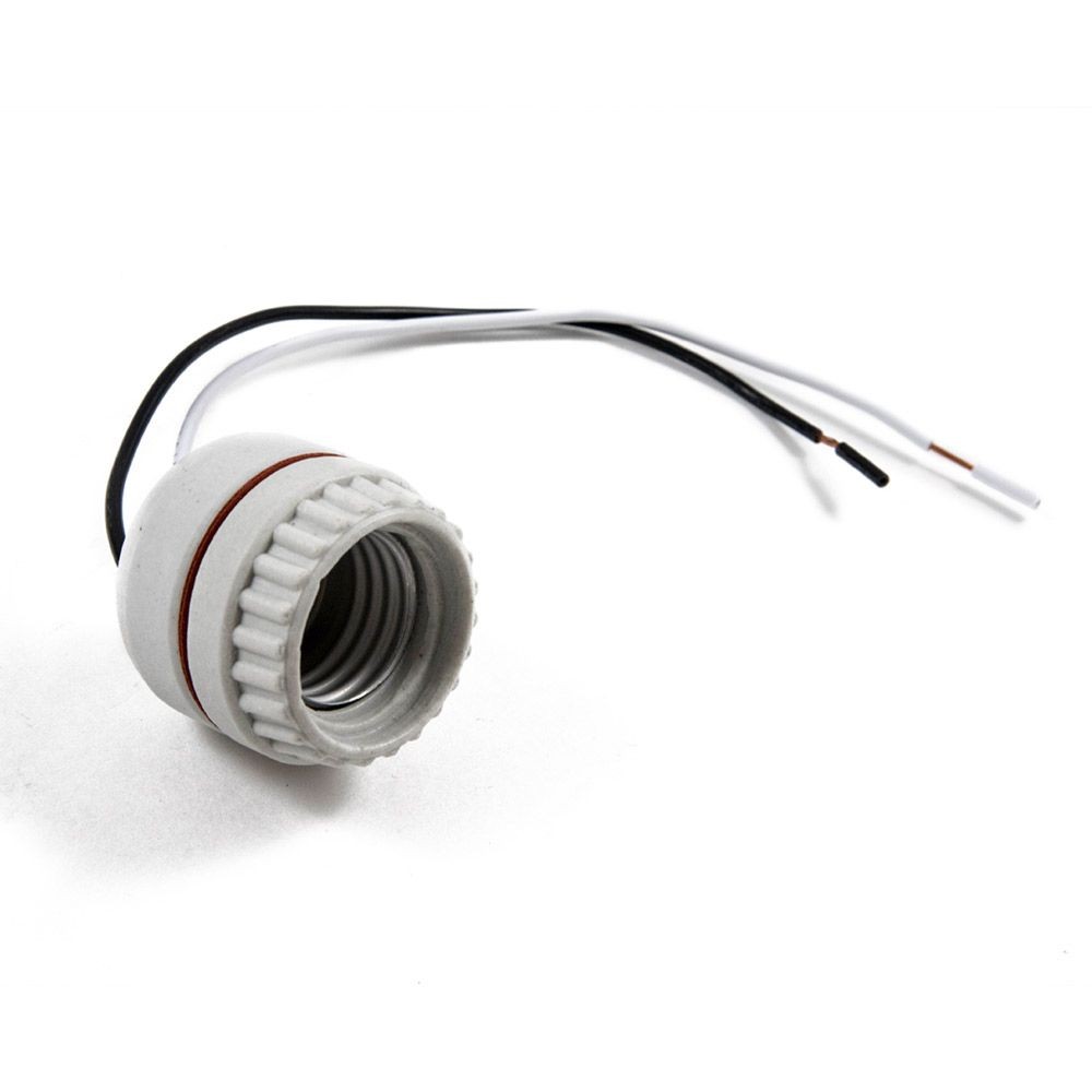 E26 MEDIUM BASE BULB SOCKET - PORCELAIN WITH SCREW TERMINALS