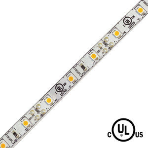 IND 24V - 3528 LED TAPE LIGHT - 25M (82') - 1.5W/FT (4.8W/M) - 60 LEDS/M - CRI 90 - DIMMABLE - WARM WHITE 3000K - UL