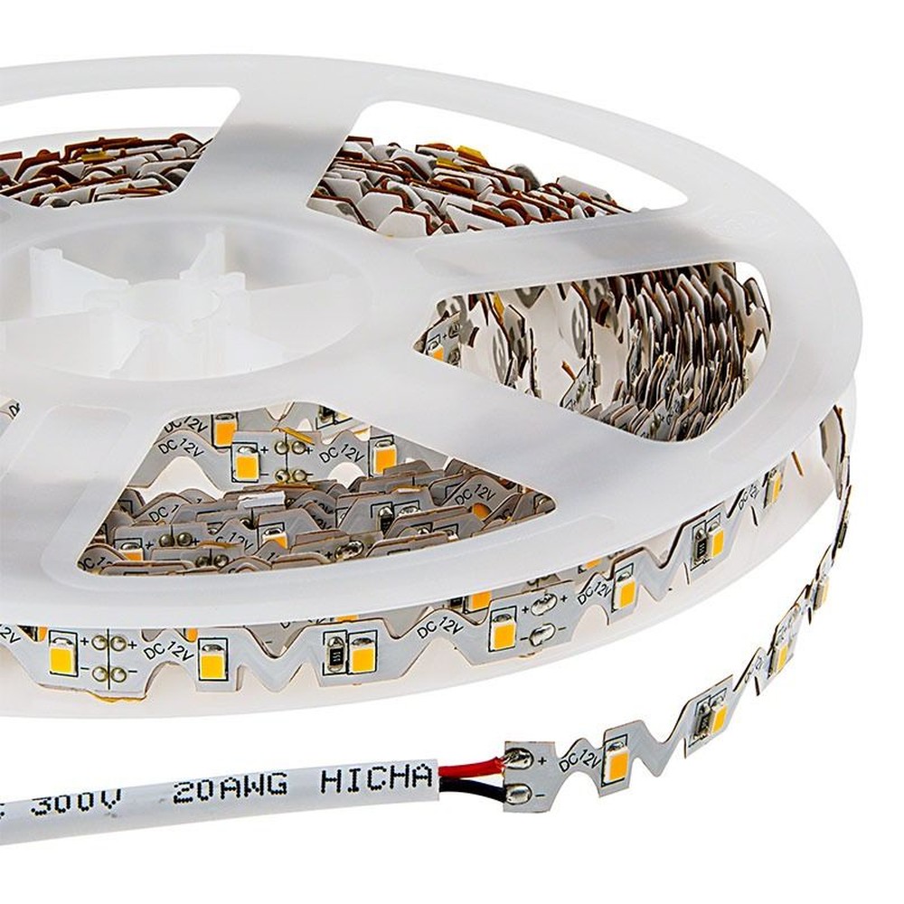 INDOOR - 24V - 2835 CURVE LED TAPE - 30.5M (100') - 7.2W/M (2.2W/FT) - 72 LEDS/M - SUPER HIGH CRI - DIM - 3K