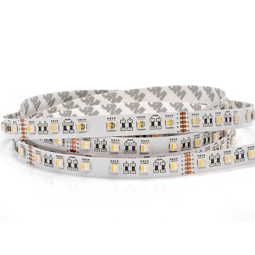 INDOOR - 24V DC - LED TAPE - 25M (82') - 5.85W/FT (19.2W/M) - 60 LEDS/M - CRI 85 - DIMMABLE - RGBW +27K