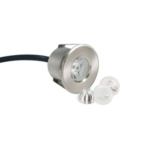 MX-1 POWER LED DECK AND STEP LIGHT - 12V - 2W - WET LOCATION RATED - WARM WHITE 3000K