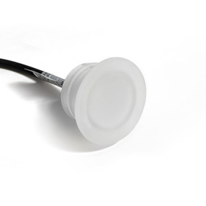 CONCRETESTAR RECESSED LED LIGHT FOR CONCRETE OR INGROUND - TRIMLESS - 12V DC - 0.5W - DIMMABLE - 3000K