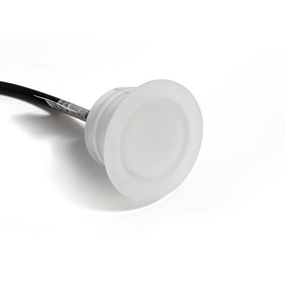 CONCRETESTAR RECESSED LED LIGHT FOR CONCRETE OR INGROUND - TRIMLESS - 12V DC - 0.5W - DIMMABLE - 3000K