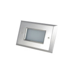 120V AC - MOTION SENSOR STEP LIGHT - 3000K WARM WHITE - OUTDOOR RATED - FITS SINGLE - WARM WHITE 3000K