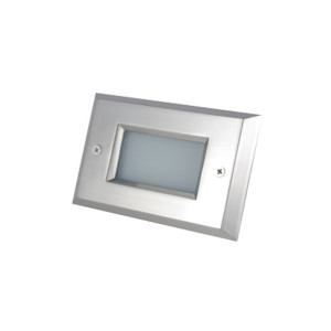 120V AC - MOTION SENSOR STEP LIGHT - 3000K WARM WHITE - OUTDOOR RATED - FITS SINGLE - WARM WHITE 3000K