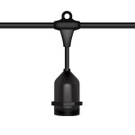 COMMERCIAL GRADE STRING LIGHTS - SUSPENDED - 120V - 100' LENGTH - 48 X E26 SOCKETS