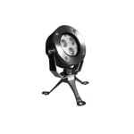 LUMINAIRE LED SUBMERSIBLE RGB - 24V CC - 9W - BOÎTIER EN ACIER INOXYDABLE - FIL DE 10 PI (3 M)