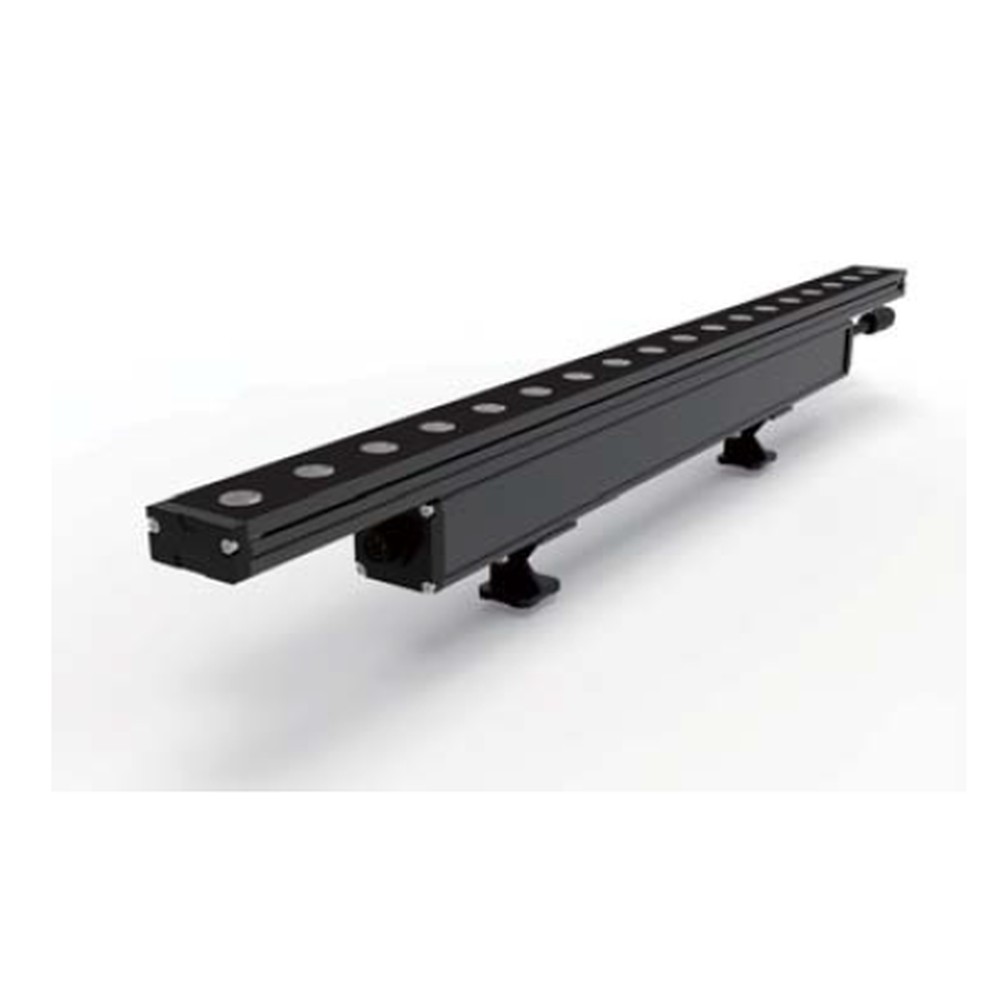 RGBWW LINEAR WALL WASHER BAR - (1220CM) 48" LENGTH - 120V AC INPUT - DMX CAPABLE - OUTDOOR RATED - BLACK