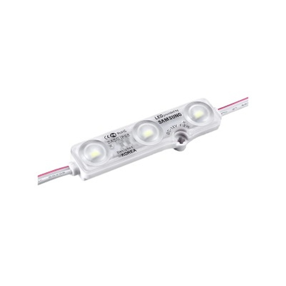 Module (5000K) - 3 LED - 12VDC - 1.2W 165 Lumens - 50 Pack