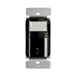 Wall motion sensor PIR 3 Way - Max 800W - 120V - Black - V2