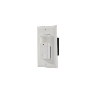 Motion Detector PIR switch 120V with neutral 15A 500W 180deg one-way 5s to 5min