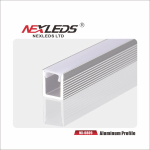 SURFACE MOUNTED NARROW ALUMINUM EXTRUSION 3000*08*09MM