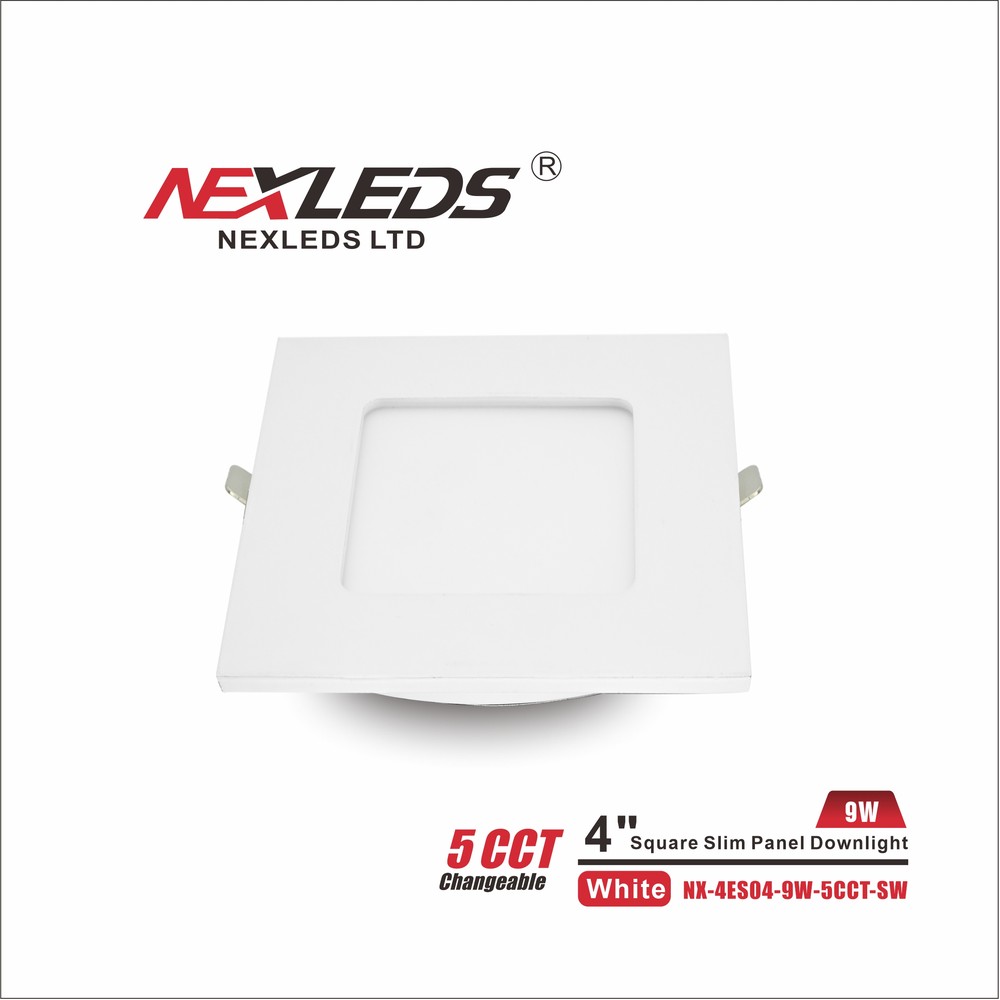 4" CARRÉ MINCE PANNEAU DOWNLIGHT WETLOCATION(BLANC)