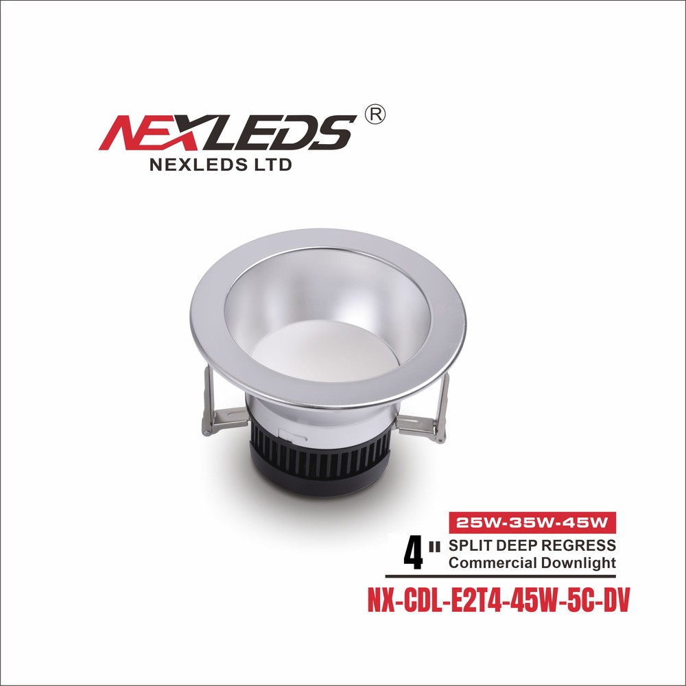 4" Split deep regress  commercial downlight Wet Location AND dimmable