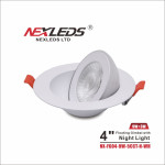 4" FLOATING GIMBAL WITH NIGHT LUMINAIRE
GRADABLE AND WET LOCATION