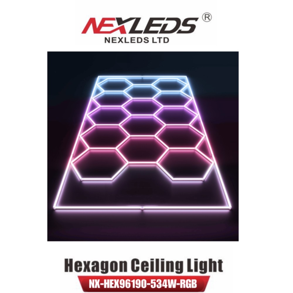 Hexagon LED Ceiling Light RGB