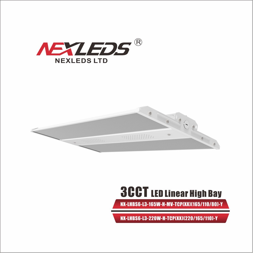 NX-LHBS6-L3-165W/ - 3CCT LED LINEAR HIGH BAY 80W/110W/165W
