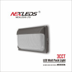 LED Classic wallpack Glass lens WATTAGE SELECT