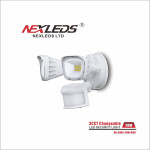 3CCT LED SECURITY LIGHT (WHITE)