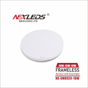 9" FRAMELESS SENSOR VERS LE BAS LUMINAIRE
