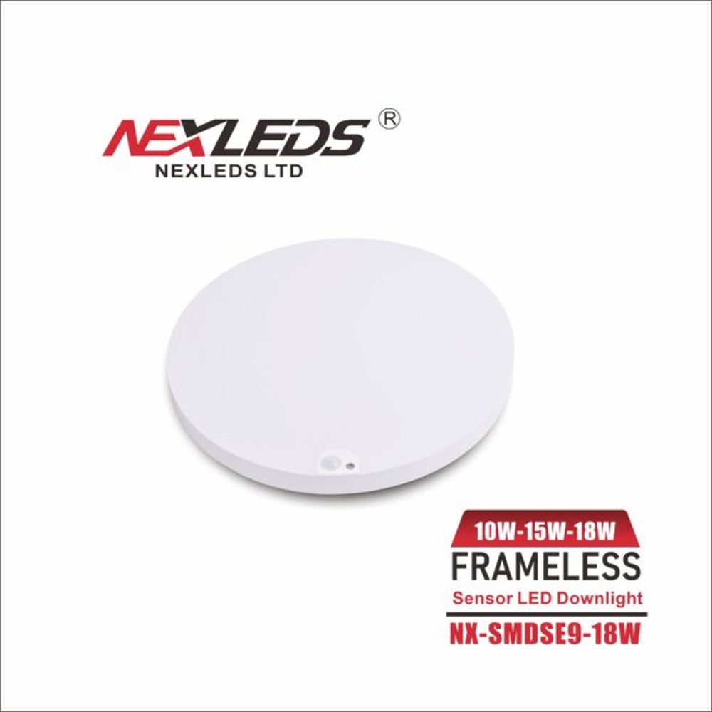 9" FRAMELESS SENSOR VERS LE BAS LUMINAIRE