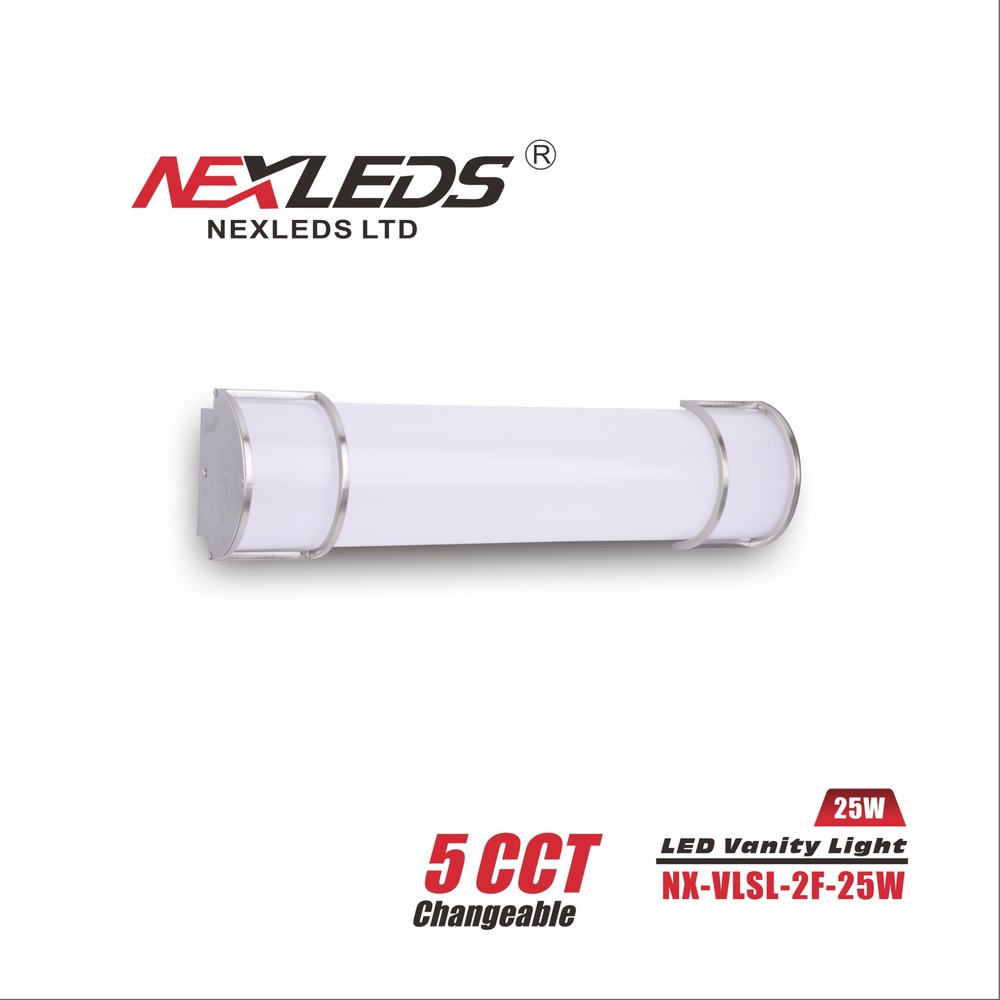 LED CYLINDRICAL VANITY LIGHT