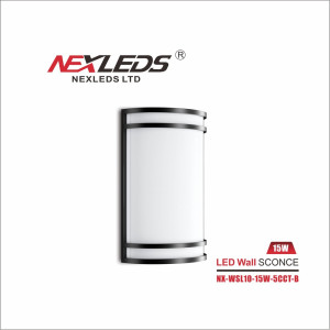 LED WALL SCONCE (IN BLACK)