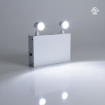 DUAL HEAD EMERGENCY LIGHTING - 120C-347V - 2 HOURS EMERGENCY DURATION WITH 150WATTS MAX BATTERY PACK - 6500K