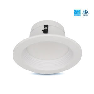 ENCASTRÉ LED DE RETROFIT 4 POUCES - 10W - 800LM - 5CCT (2700K - 3000K - 3500K - 4000K - 5000K) - CADRE BLANC