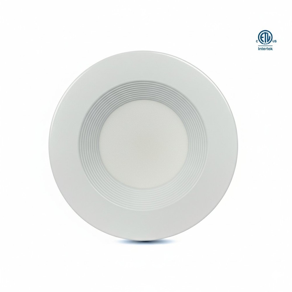 6" RETROFIT  RECESSED LED DOWNLIGHT - 15W - 1000LMN - 5CCT (2700K -3000K -3500K -4000K -5000K) WHITE TRIM