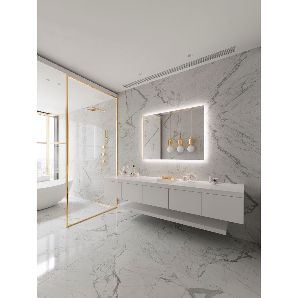 ORIGINAL RECTANGLE BACKLIT LED MIRROR 48X35 60K