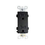 Outlet - 15 amp - 125V - Black - V2