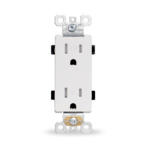 Outlet - 15 amp - 125V - White - V2