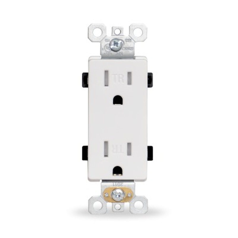 Outlet - 15 amp - 125V - White - V2