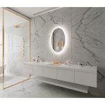 Paris Mirror OVALX2436CCT-TS