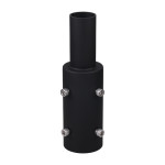 Mountings - Auxiliary Products - Tenon Adaptor - Round - 3’’ to 2 3/8’’ - Black (for FL- mounts)