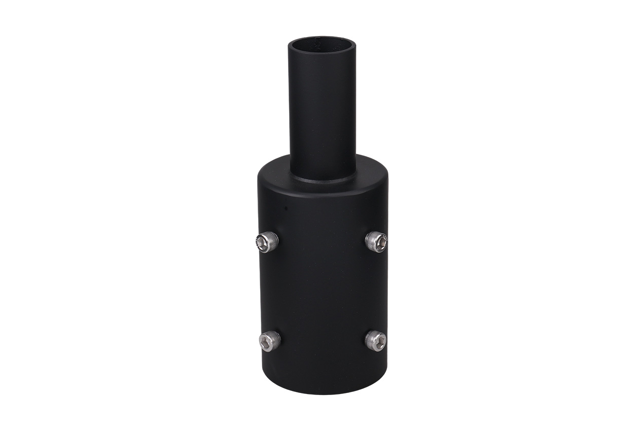 Mountings - Auxiliary Products - Tenon Adaptor - Round - 4’’ to 2 3/8’’ - Black (for FL- mounts)