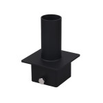 Mountings - Auxiliary Products - Tenon Adaptor - Square - 4’’ to 2 3/8’’ - Black (for FL- mounts)