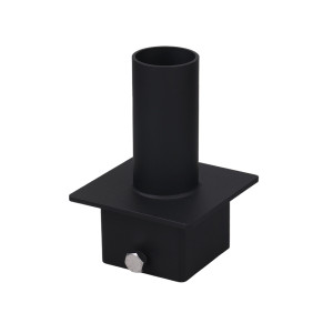 Mountings - Auxiliary Products - Tenon Adaptor - Square - 4’’ to 2 3/8’’ - Black (for FL- mounts)