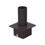 Mountings - Auxiliary Products - Tenon Adaptor - Square - 4’’ to 2 3/8’’ - Bronze (for FL- mounts)