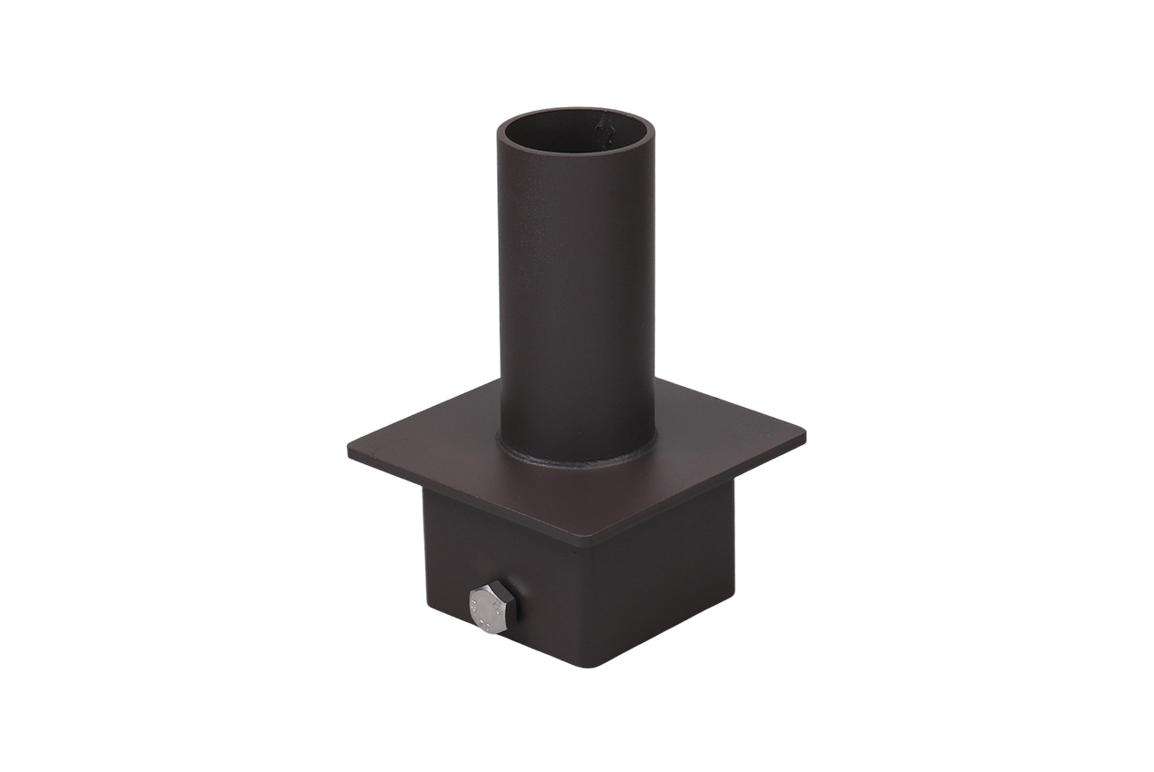 Mountings - Auxiliary Products - Tenon Adaptor - Square - 4’’ to 2 3/8’’ - Bronze (for FL- mounts)