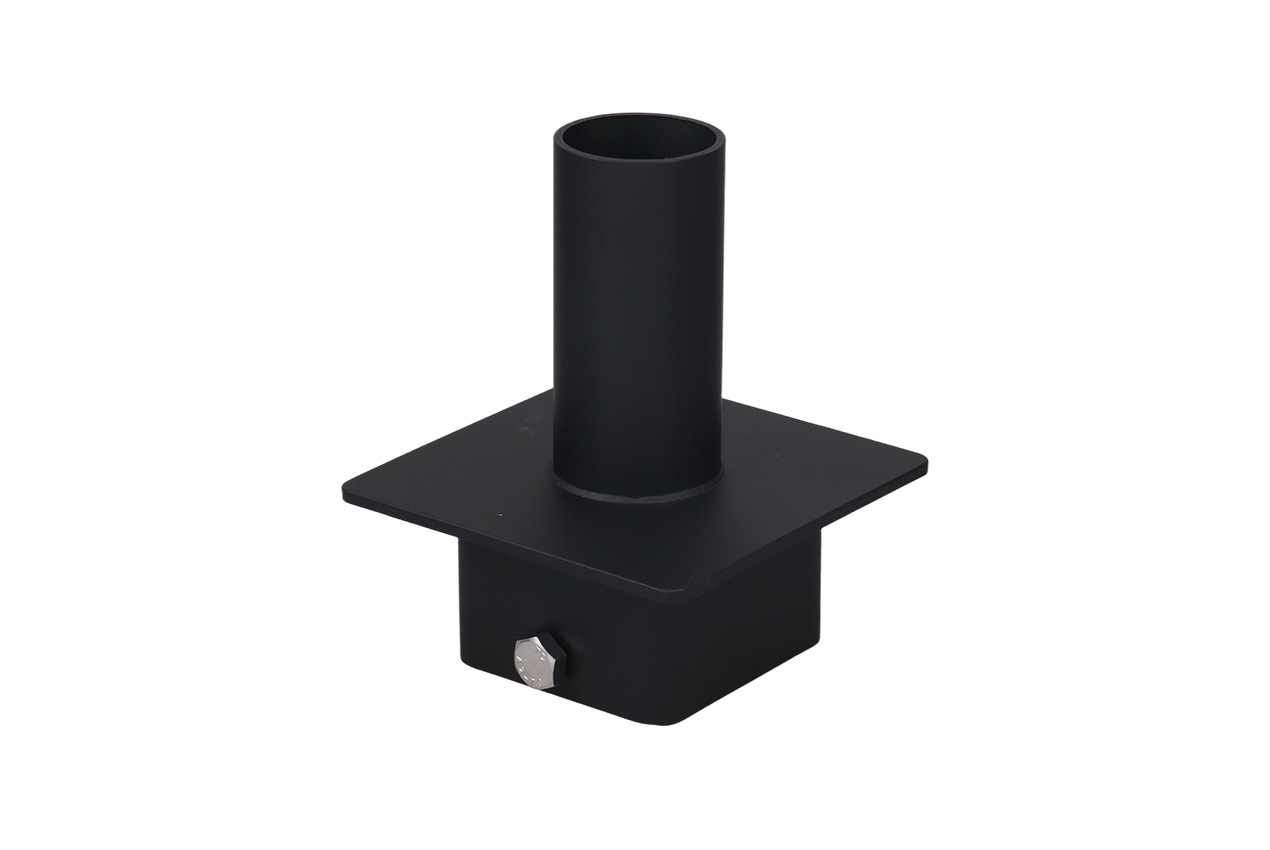 Mountings - Auxiliary Products - Tenon Adaptor - Square - 5’’ to 2 3/8’’ - Black (for FL- mounts)