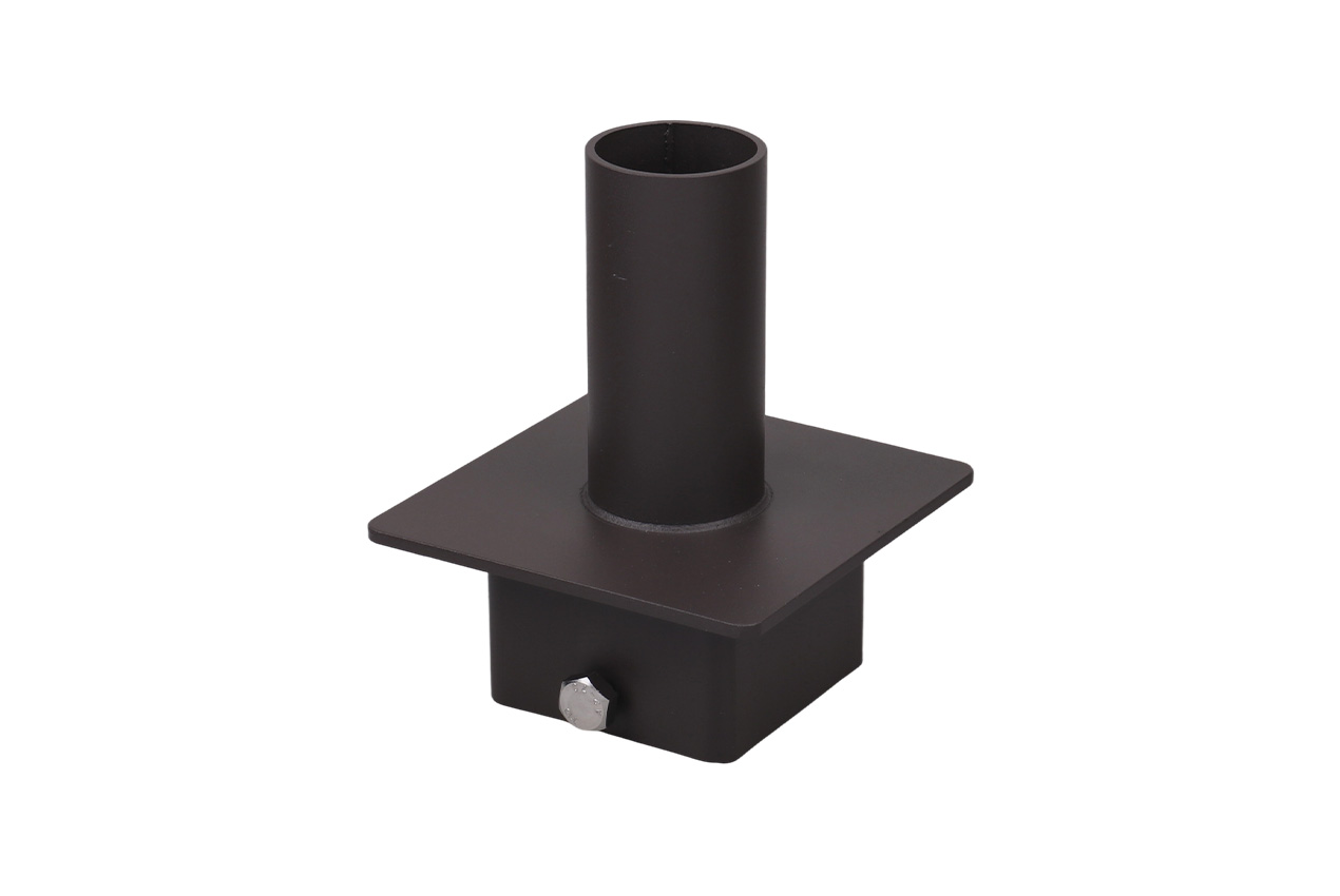 Mountings - Auxiliary Products - Tenon Adaptor - Square - 5’’ to 2 3/8’’ - Bronze (for FL- mounts)