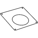 PF-314 - Câdre de montage 31/4 pour série FLP - Aluminum