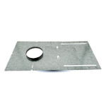 PREMOUNTING 13" WITH LIP - 2" HOLE SIZE PLATE FOR RECESSED LED