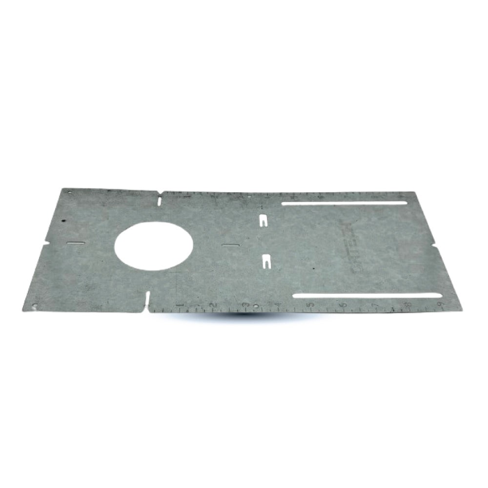 PREMOUNTING 13" LONG - 2" HOLE SIZE PLATE FOR RECESSED LED